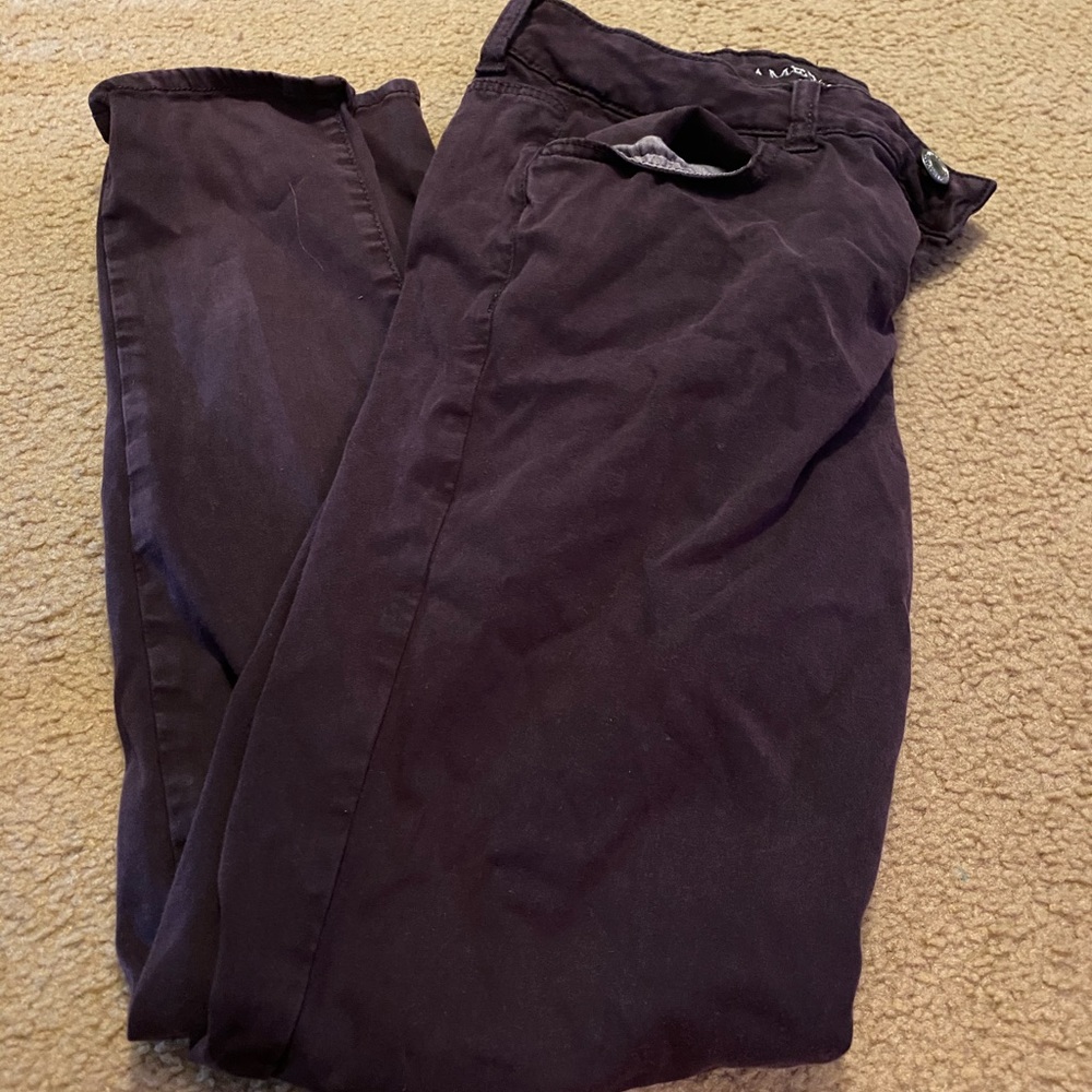 Purple jeggings